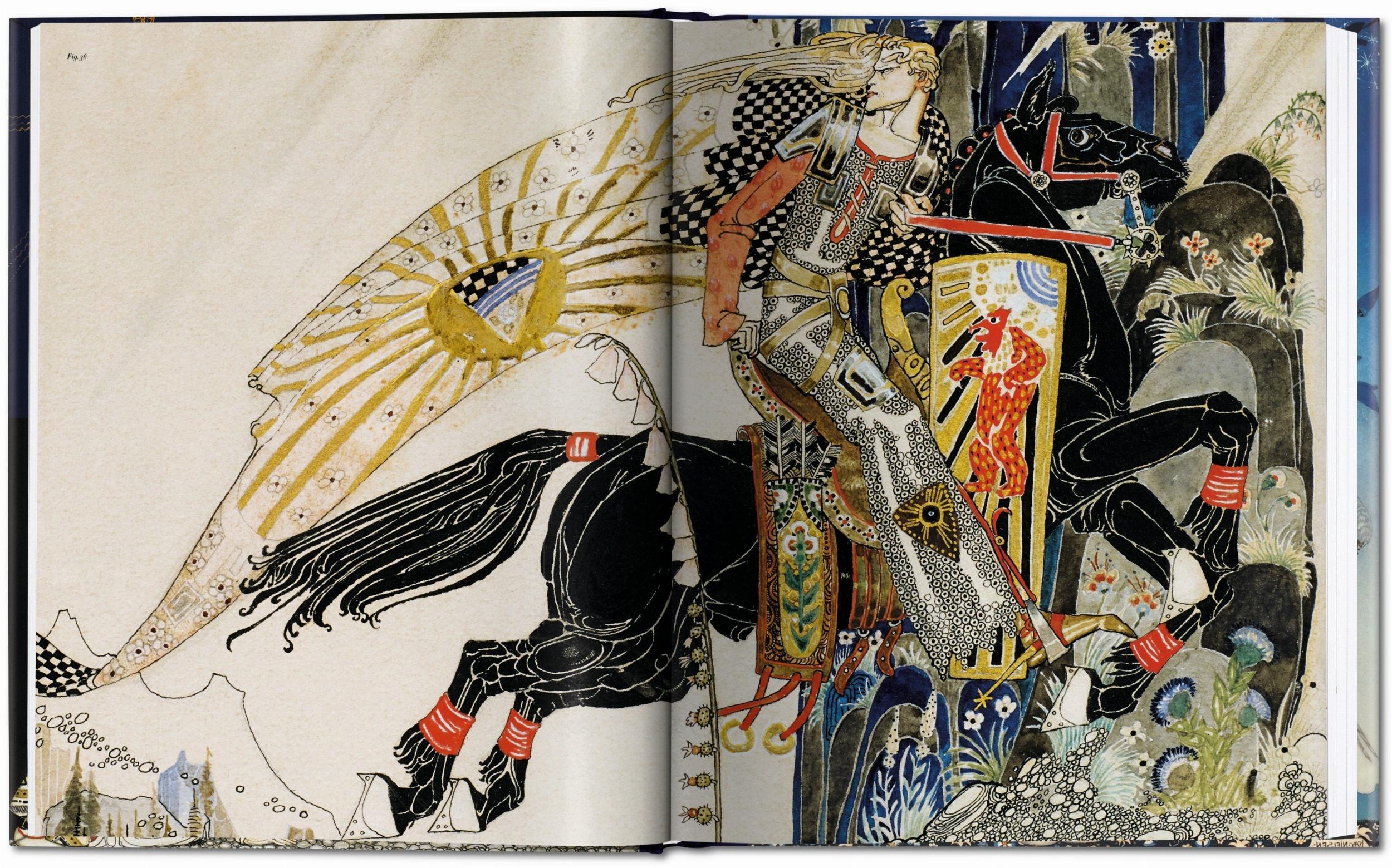 Beispielinhalt (Bild) Kay Nielsen. Östlich der Sonne und westlich des Mondes