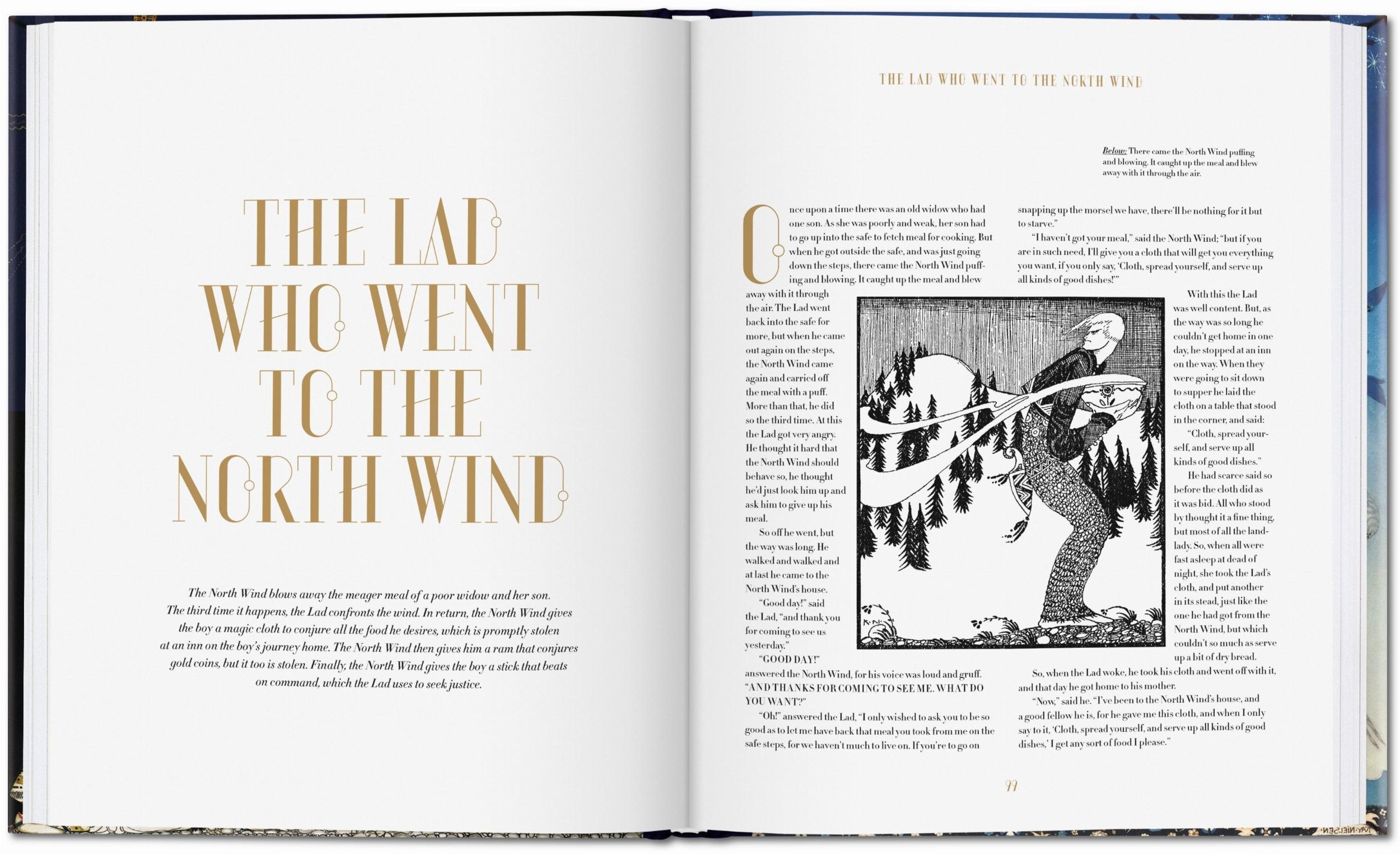 Beispielinhalt (Bild) Kay Nielsen. Östlich der Sonne und westlich des Mondes