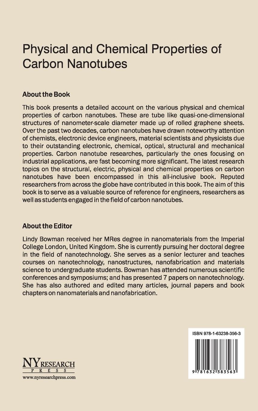 Rückseitencover Physical and Chemical Properties of Carbon Nanotubes