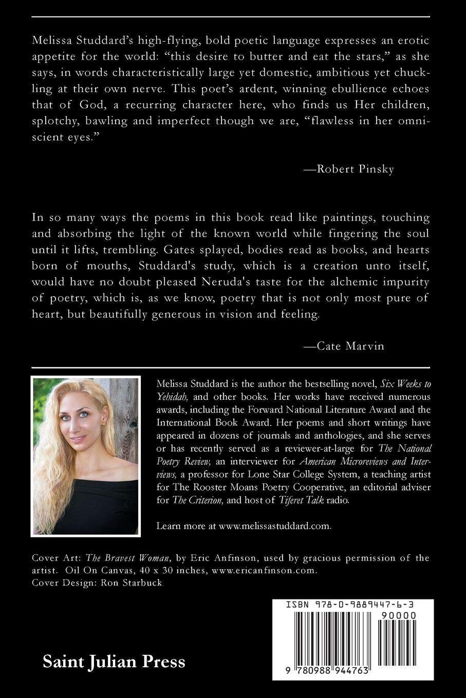 Rückseitencover I Ate the Cosmos for Breakfast