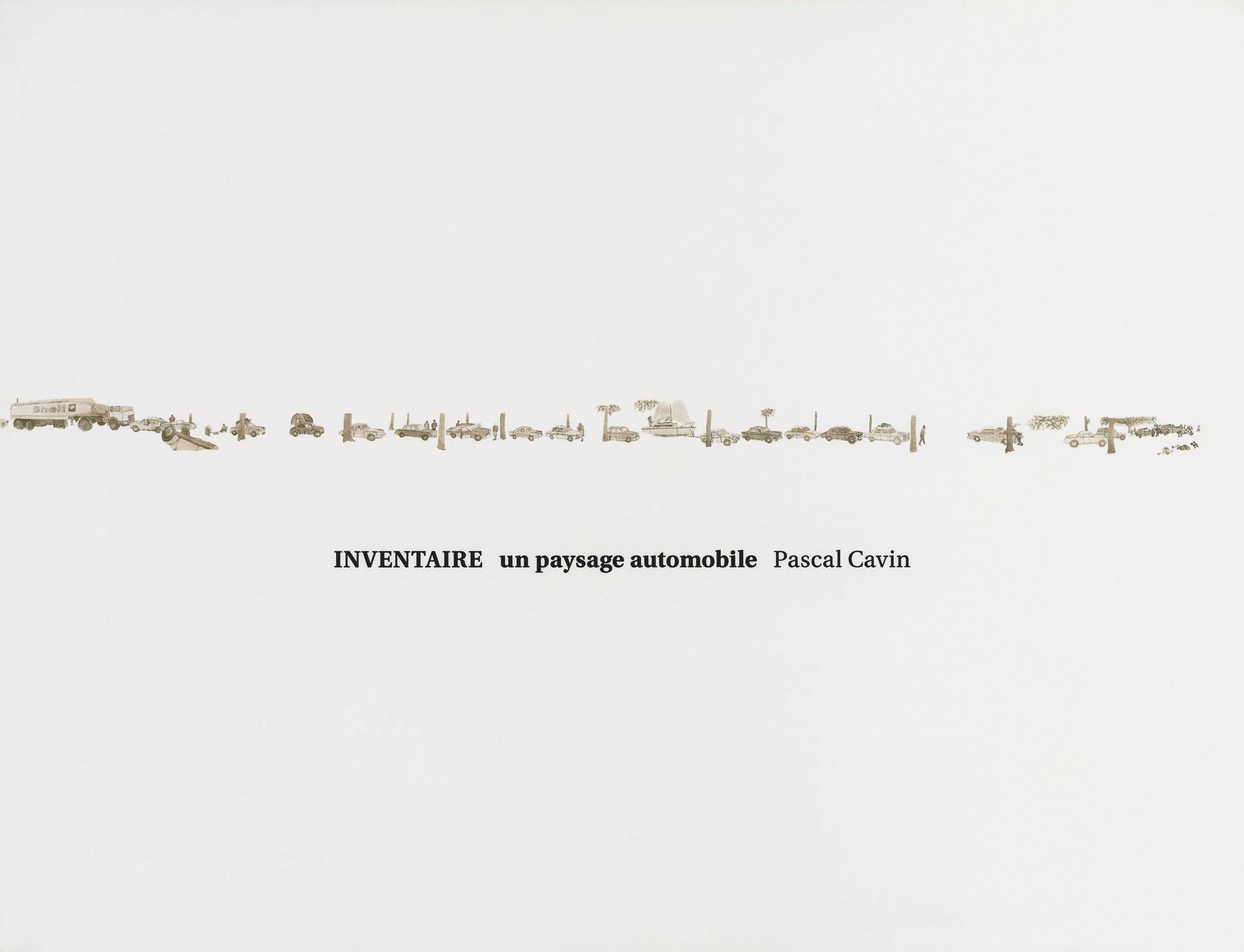 Vorderes Coverbild Inventaire, un paysage automobile