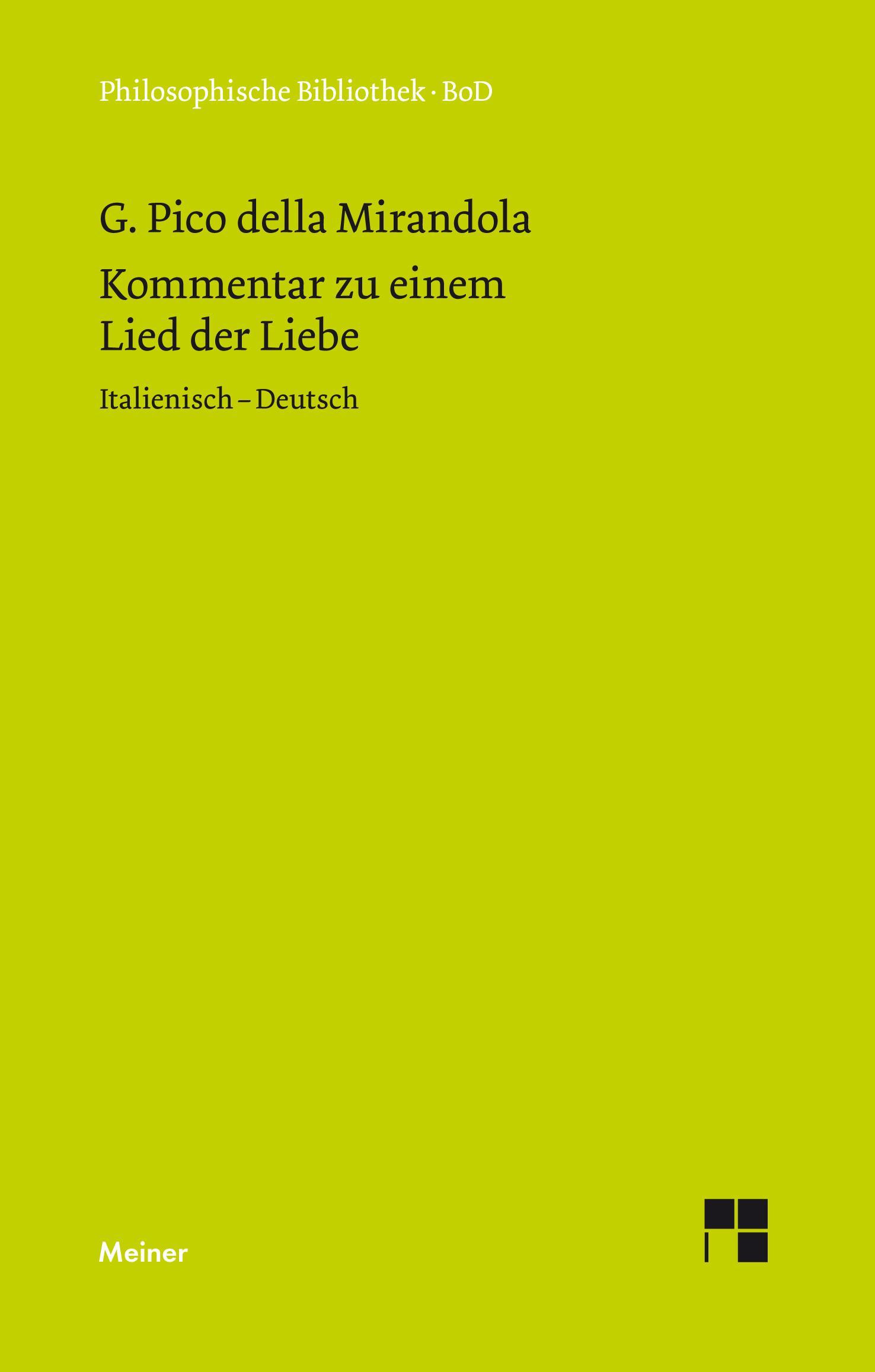 Vorderes Coverbild Kommentar zu einem Lied der Liebe