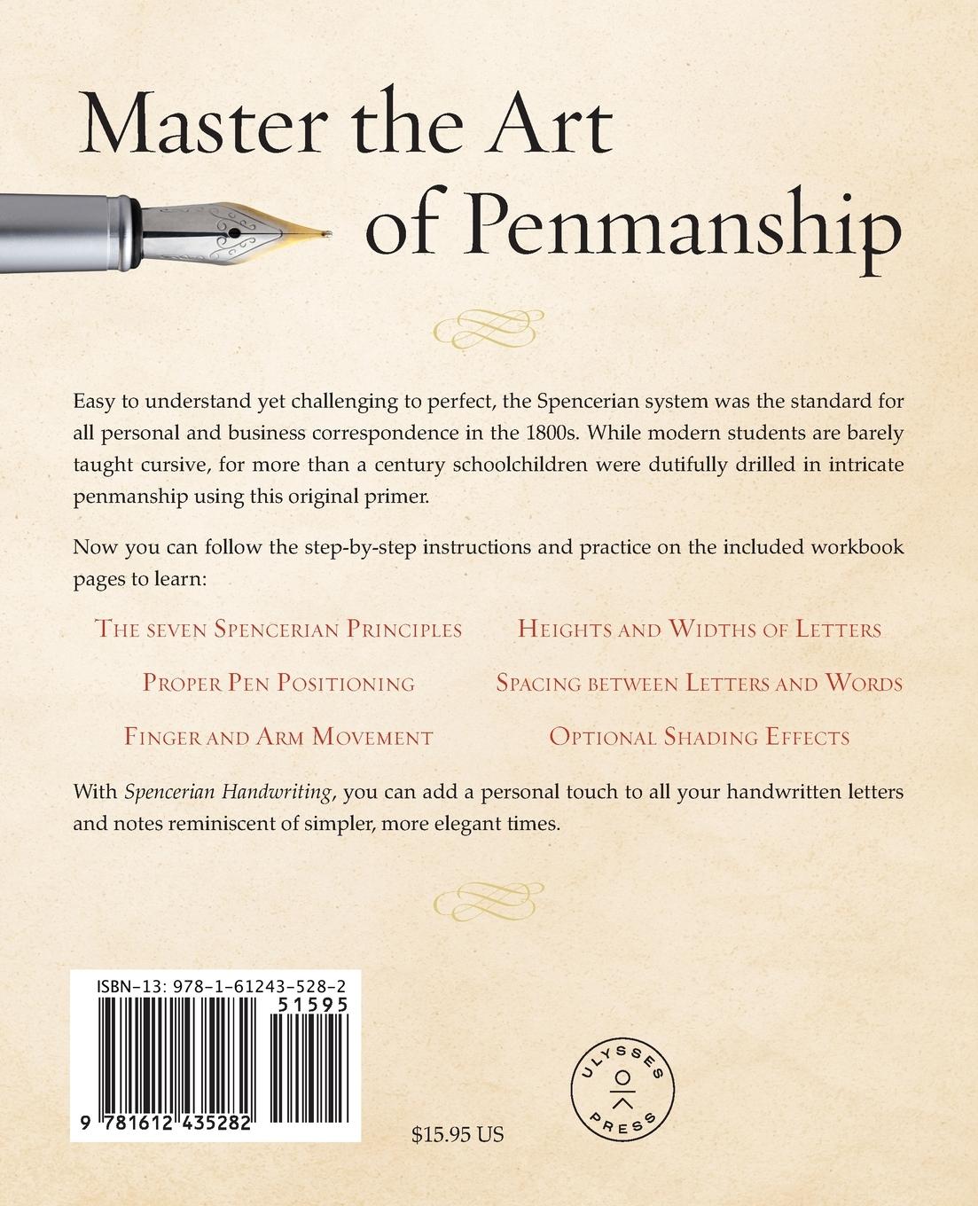 Rückseitencover Spencerian Handwriting