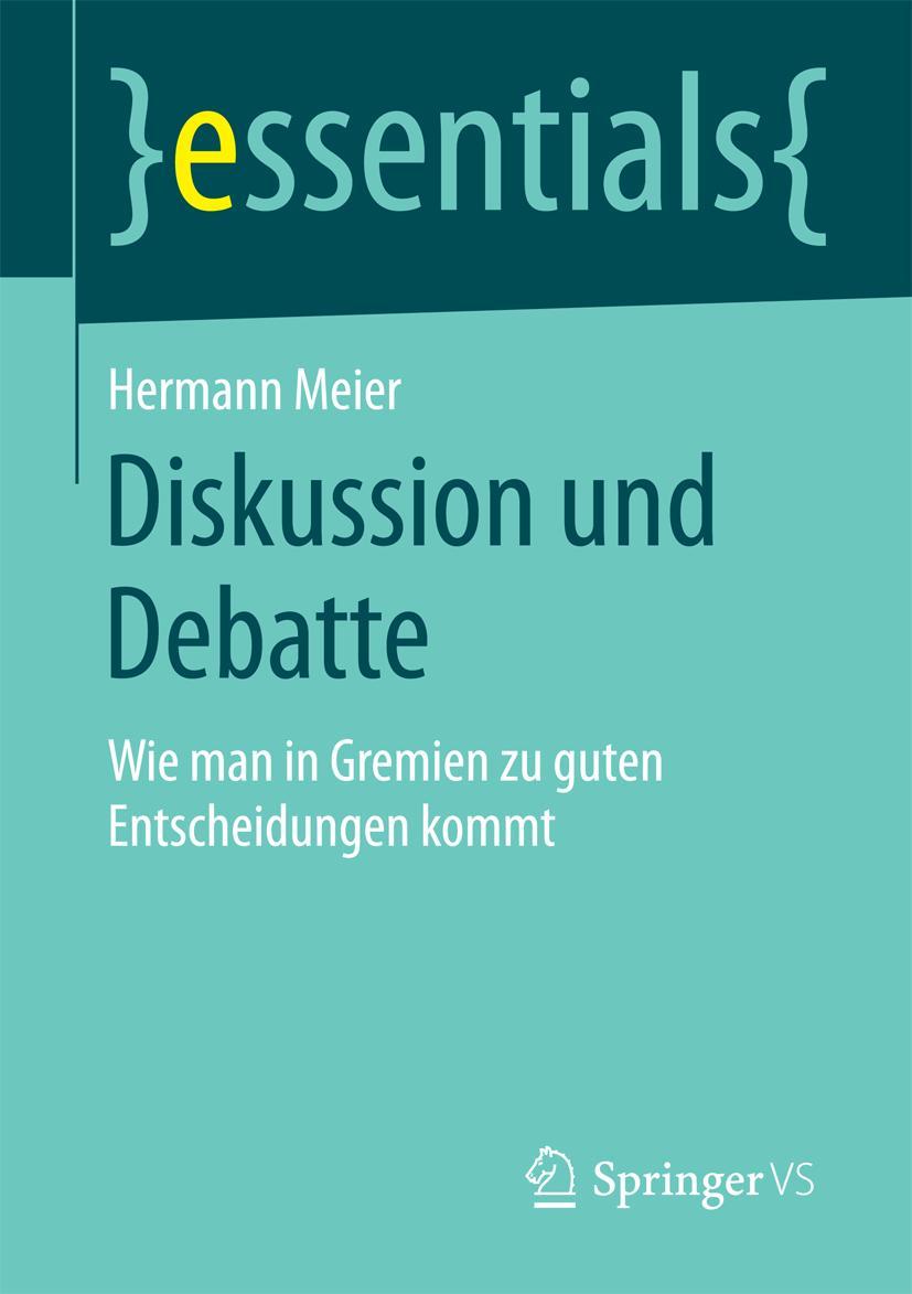 Vorderes Coverbild Diskussion und Debatte