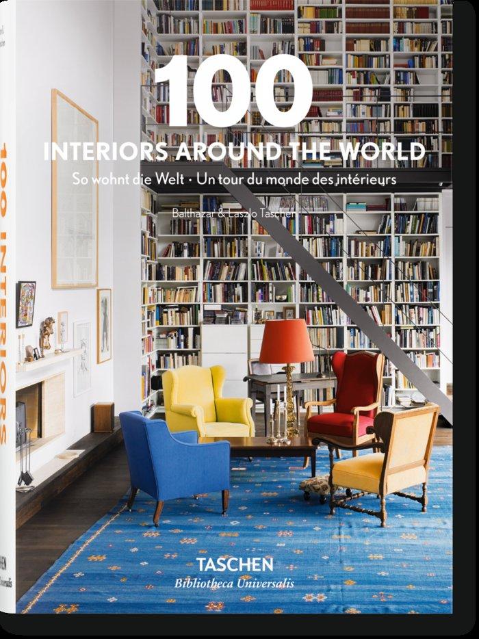 Vorderes Coverbild 100 Interiors Around the World