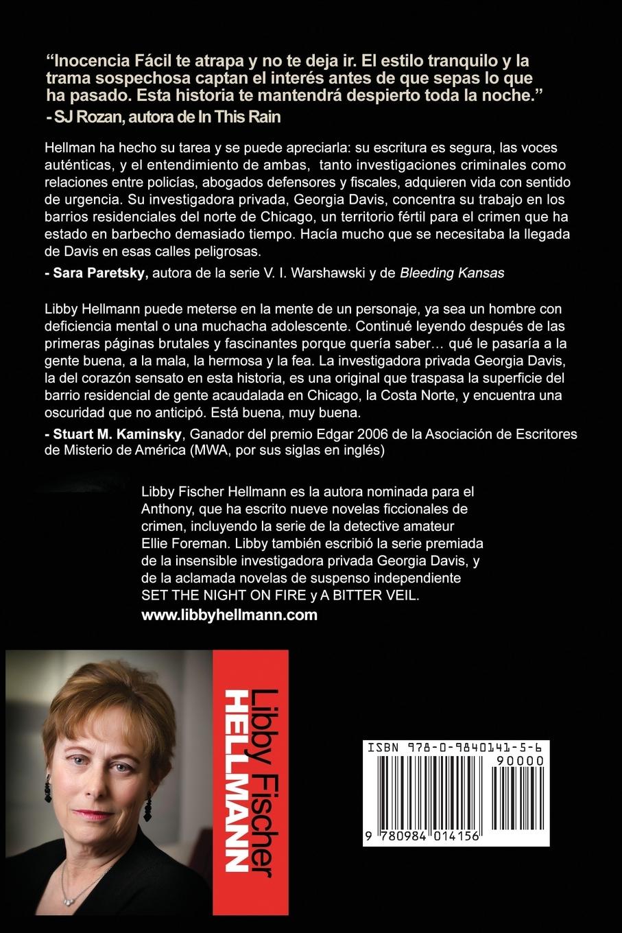 Rückseitencover Inocencia Fácil