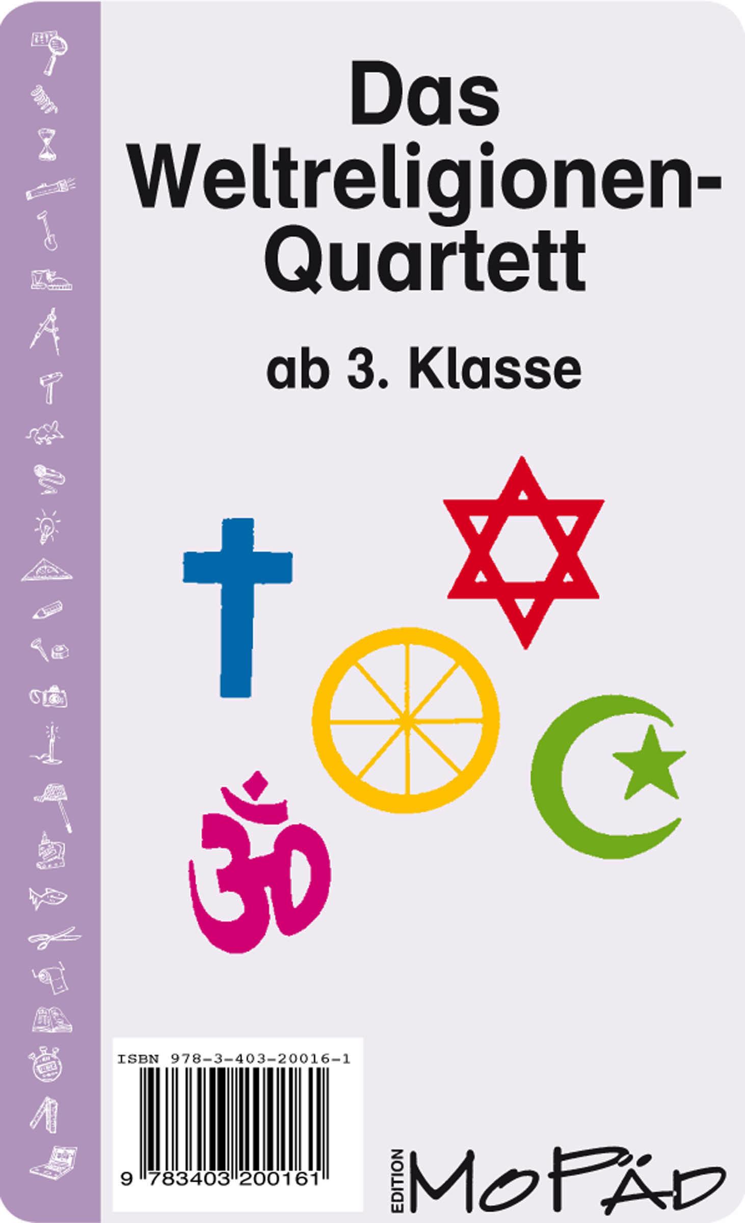 Vorderes Coverbild Das Weltreligionen-Quartett