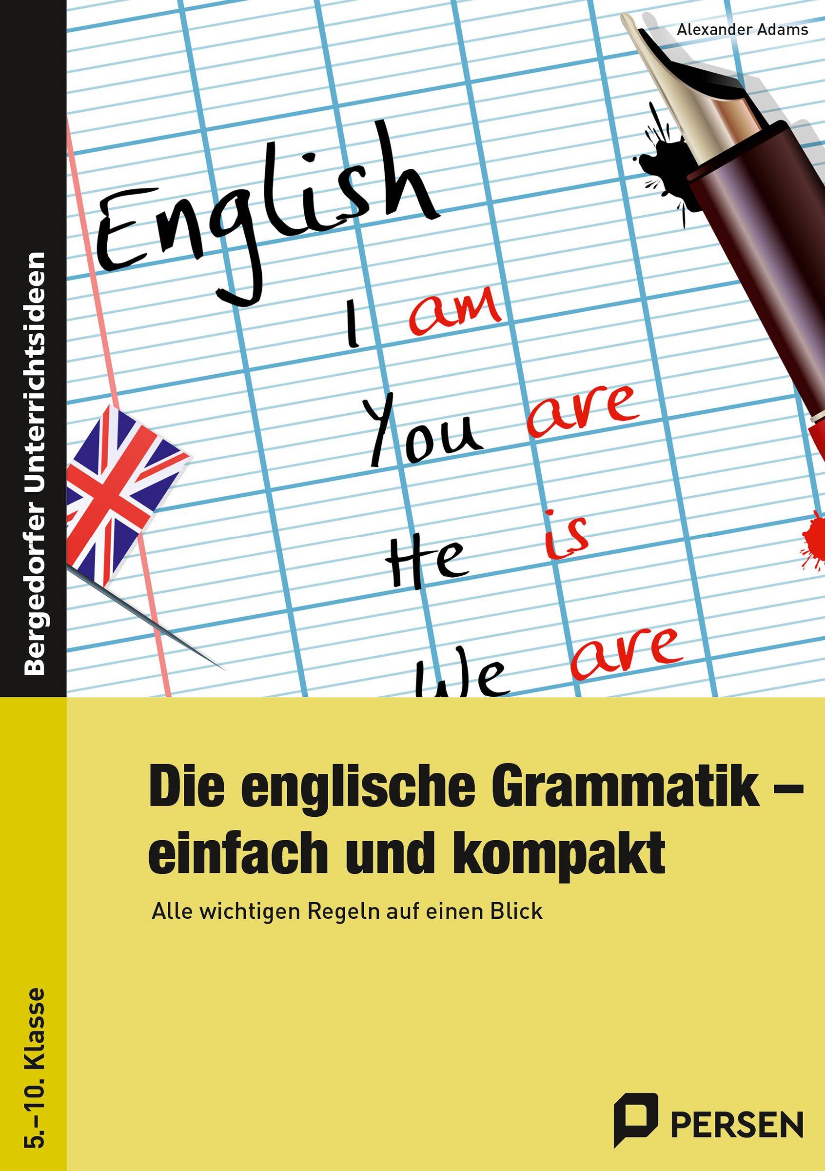 Vorderes Coverbild Die englische Grammatik - einfach und kompakt