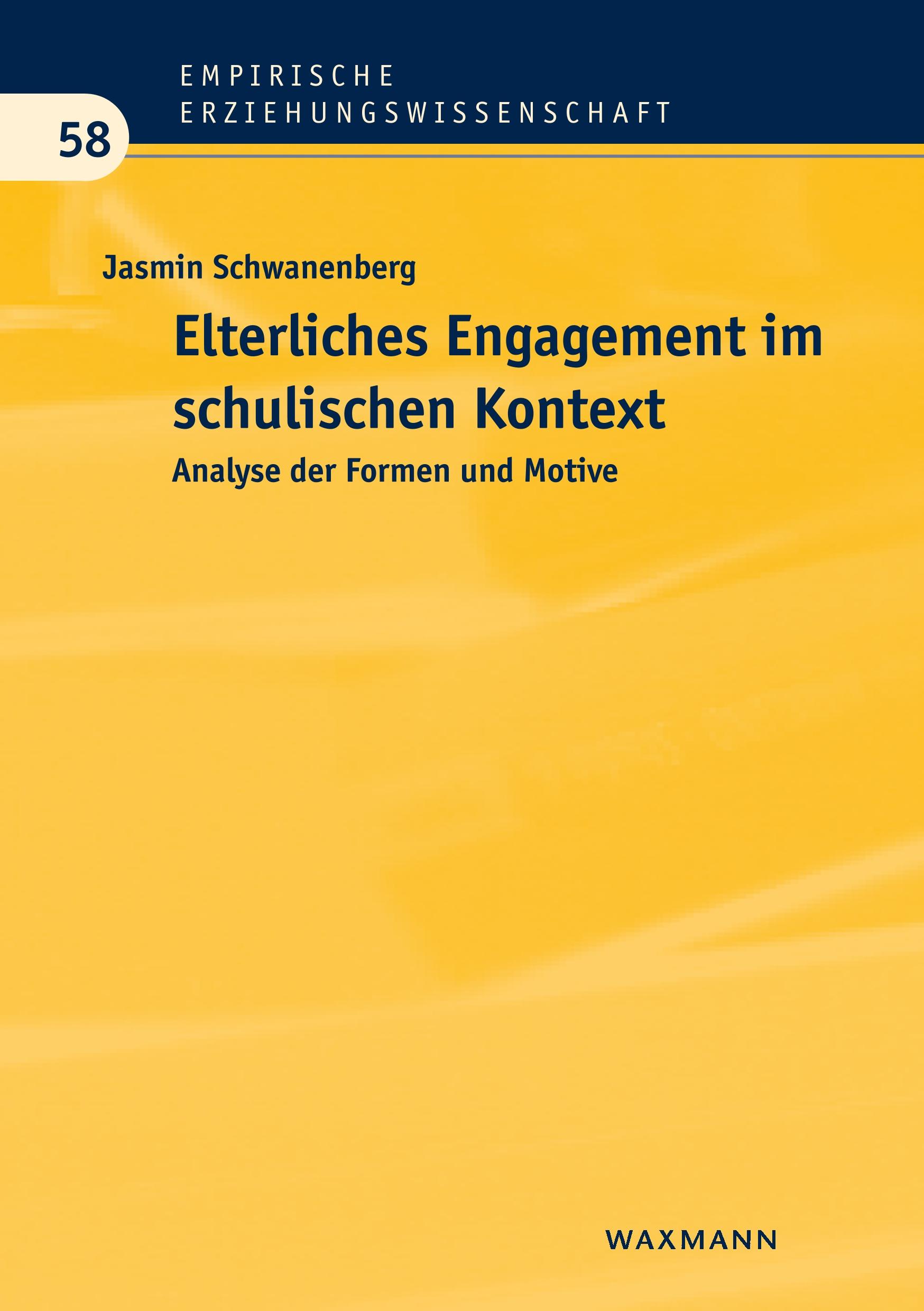 Vorderes Coverbild Elterliches Engagement im schulischen Kontext