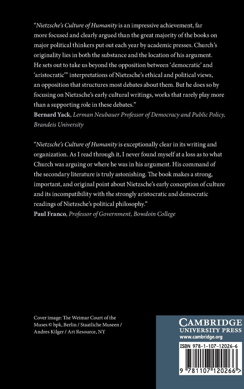 Rückseitencover Nietzsche's Culture of Humanity