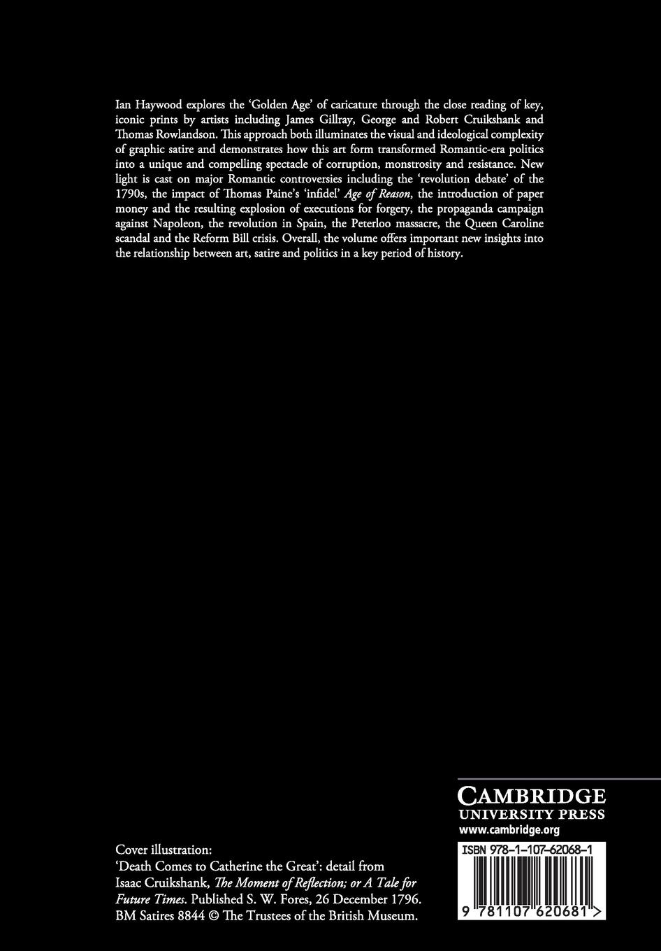 Rückseitencover Romanticism and Caricature