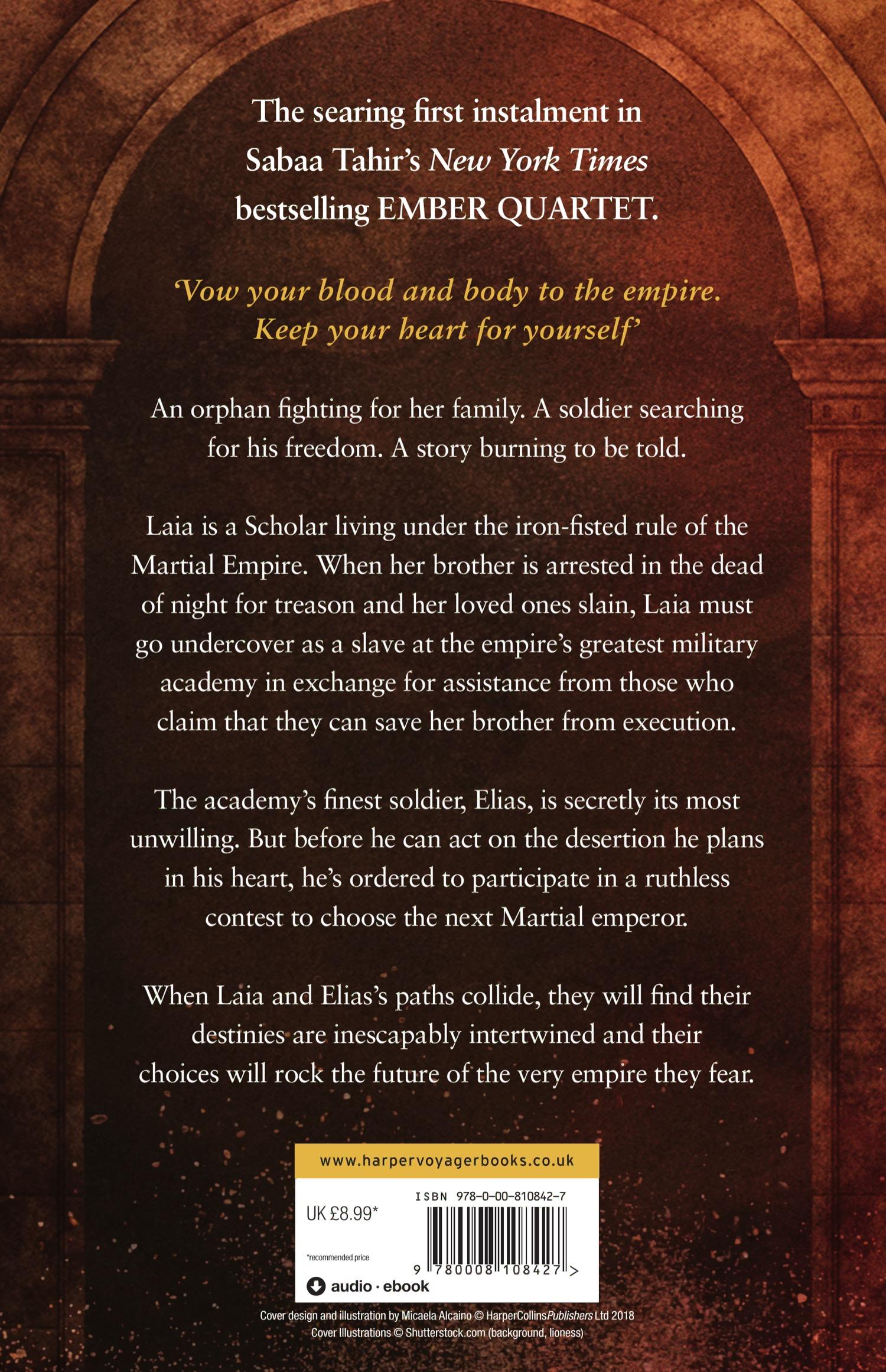 Rückseitencover An Ember in the Ashes 01