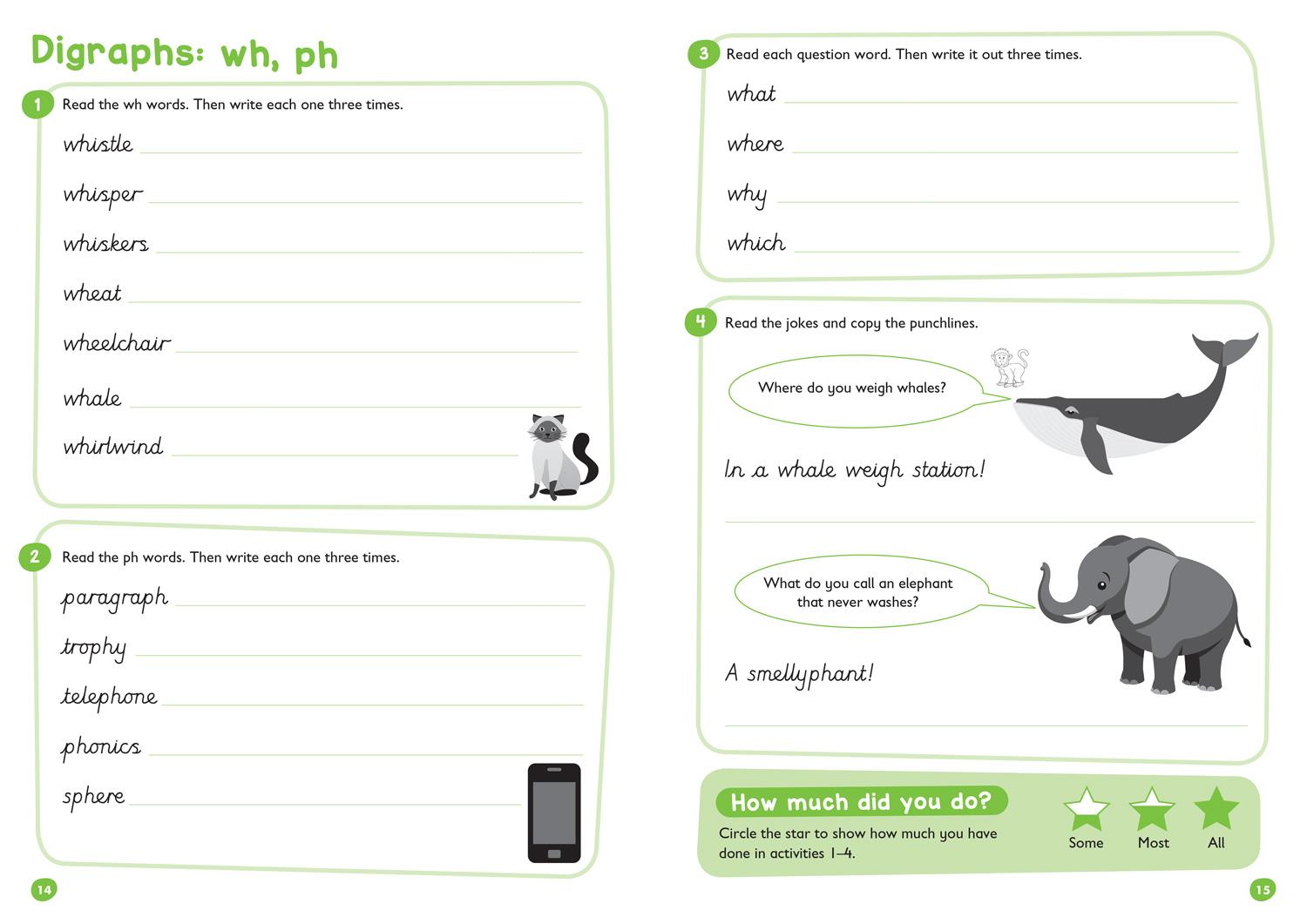 Beispielinhalt (Bild) Handwriting Bumper Book: Ages 7-9