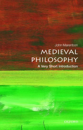 Vorderes Coverbild Medieval Philosophy