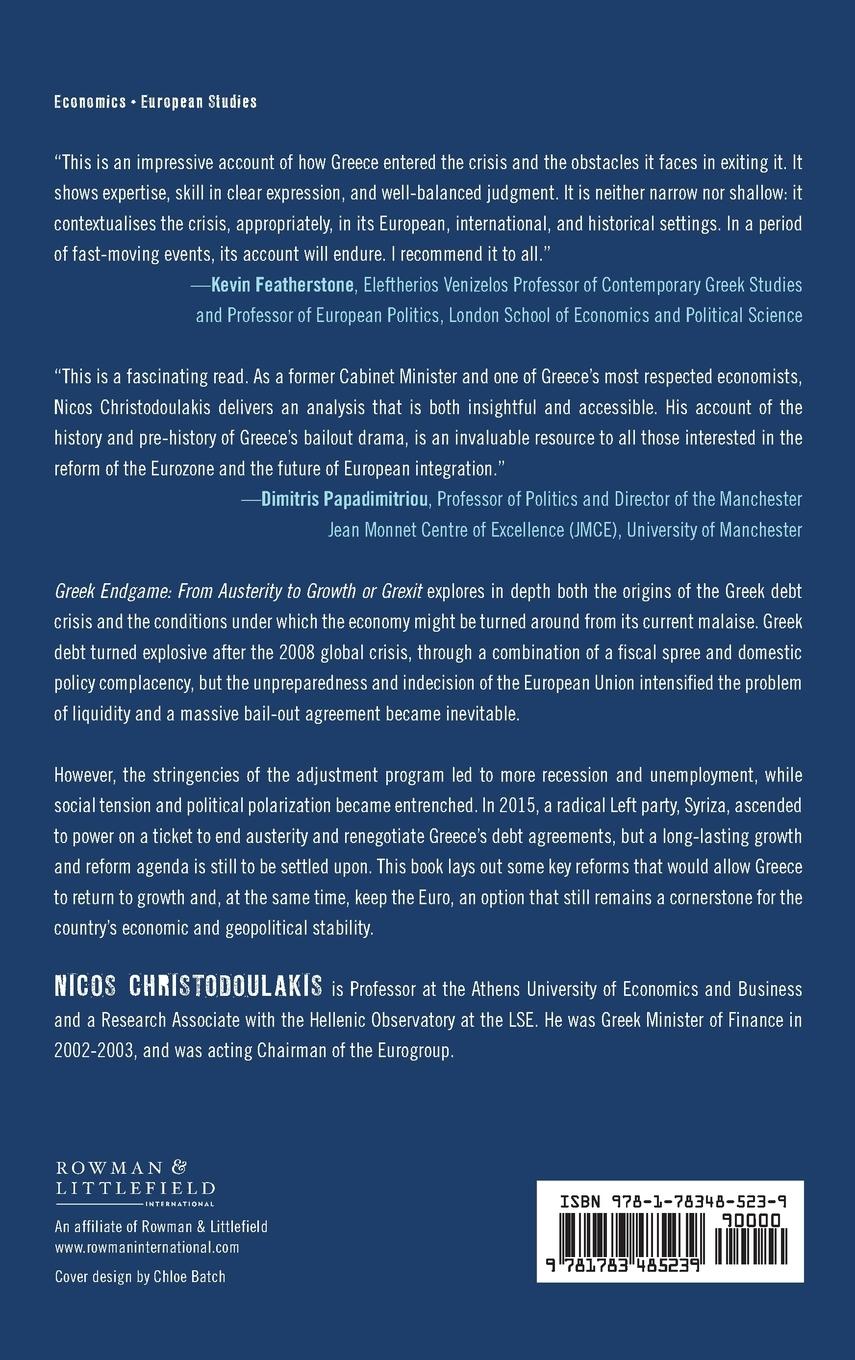 Rückseitencover Greek Endgame