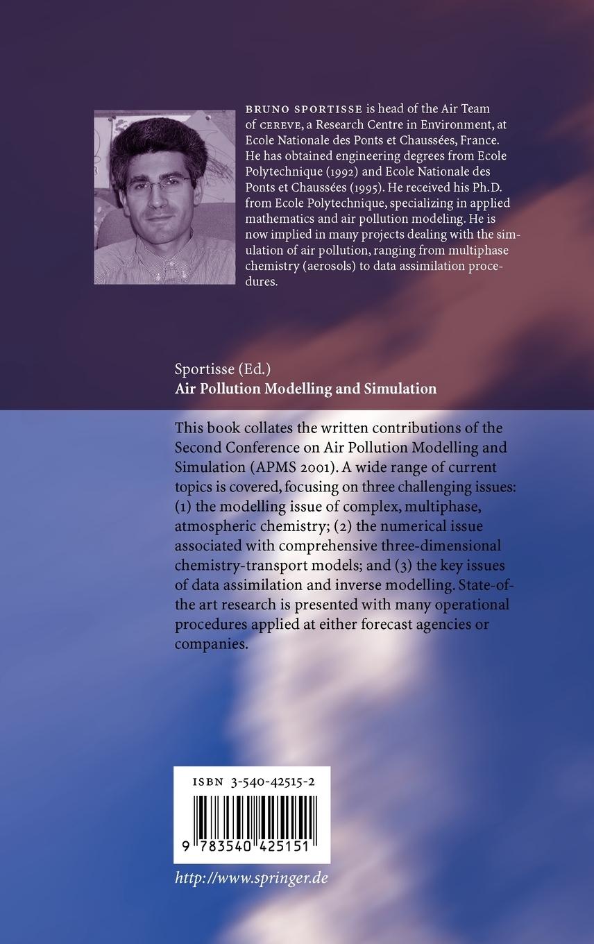 Rückseitencover Air Pollution Modelling and Simulation