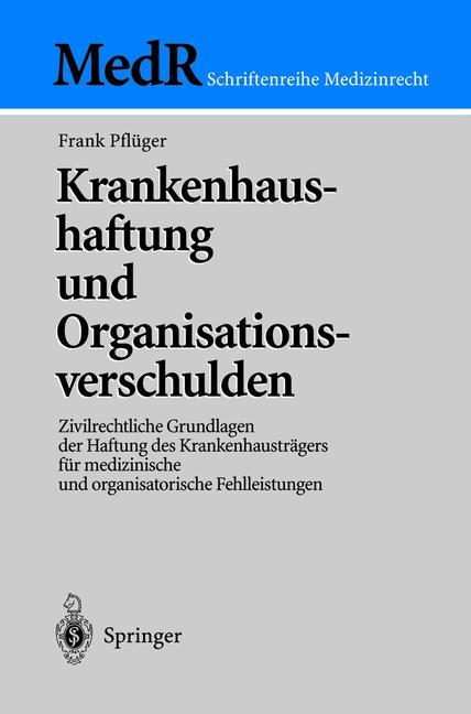 Vorderes Coverbild Krankenhaushaftung und Organisationsverschulden