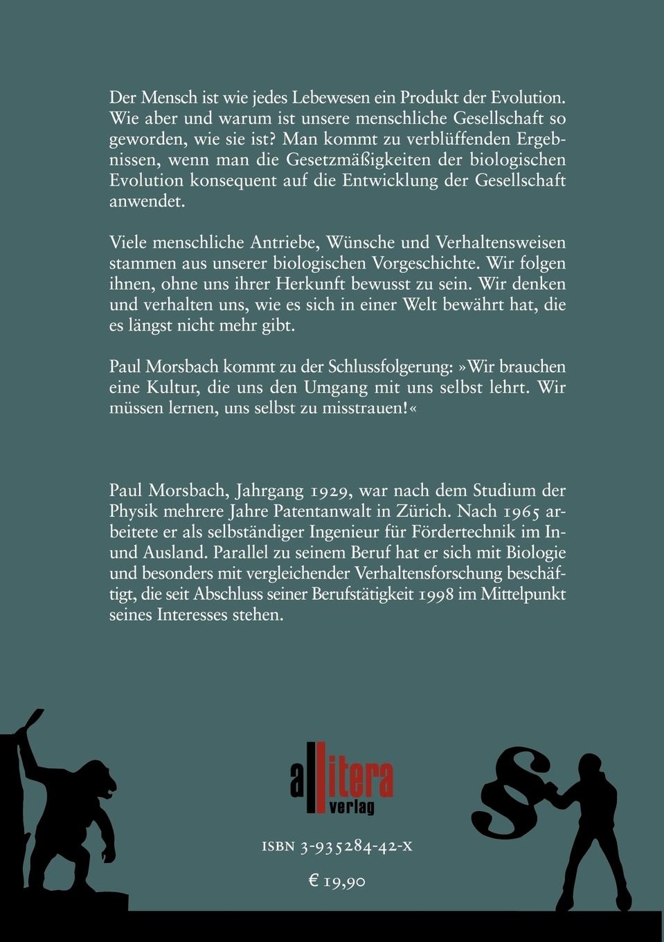 Rückseitencover Die Entstehung der Gesellschaft