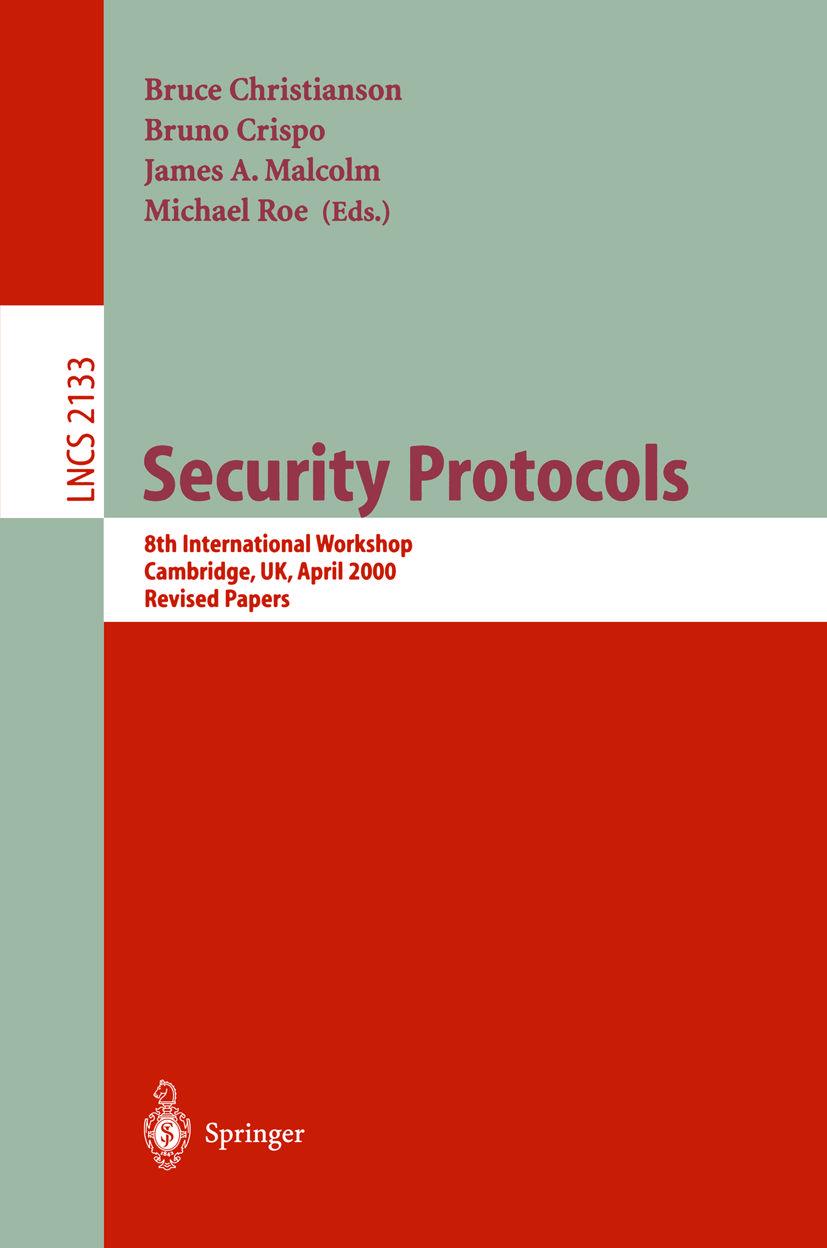 Vorderes Coverbild Security Protocols