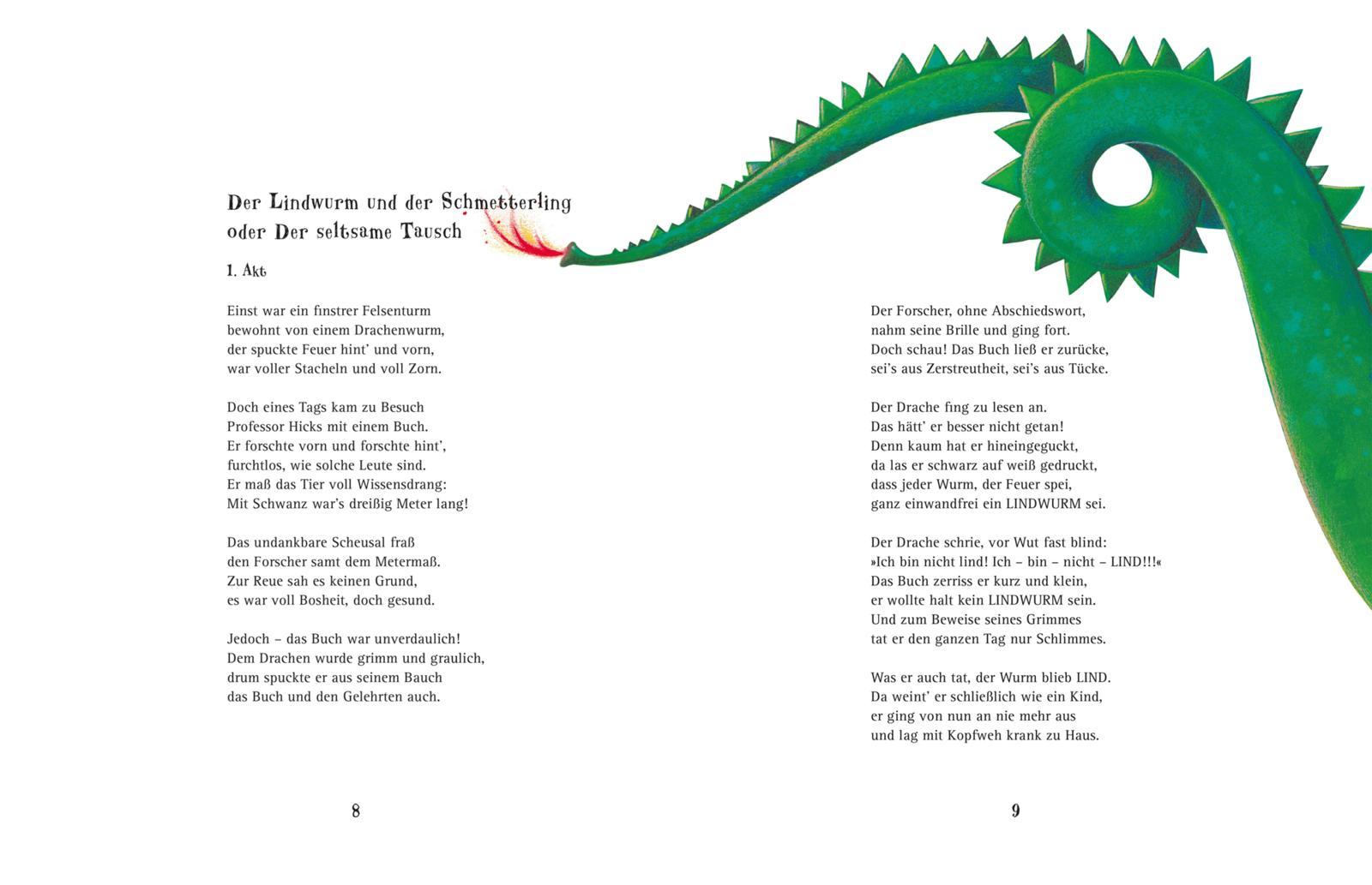 Beispielinhalt (Bild) Das große Michael-Ende-Vorlesebuch