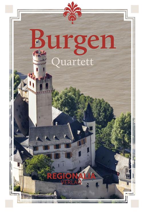 Vorderes Coverbild Burgen Quartett
