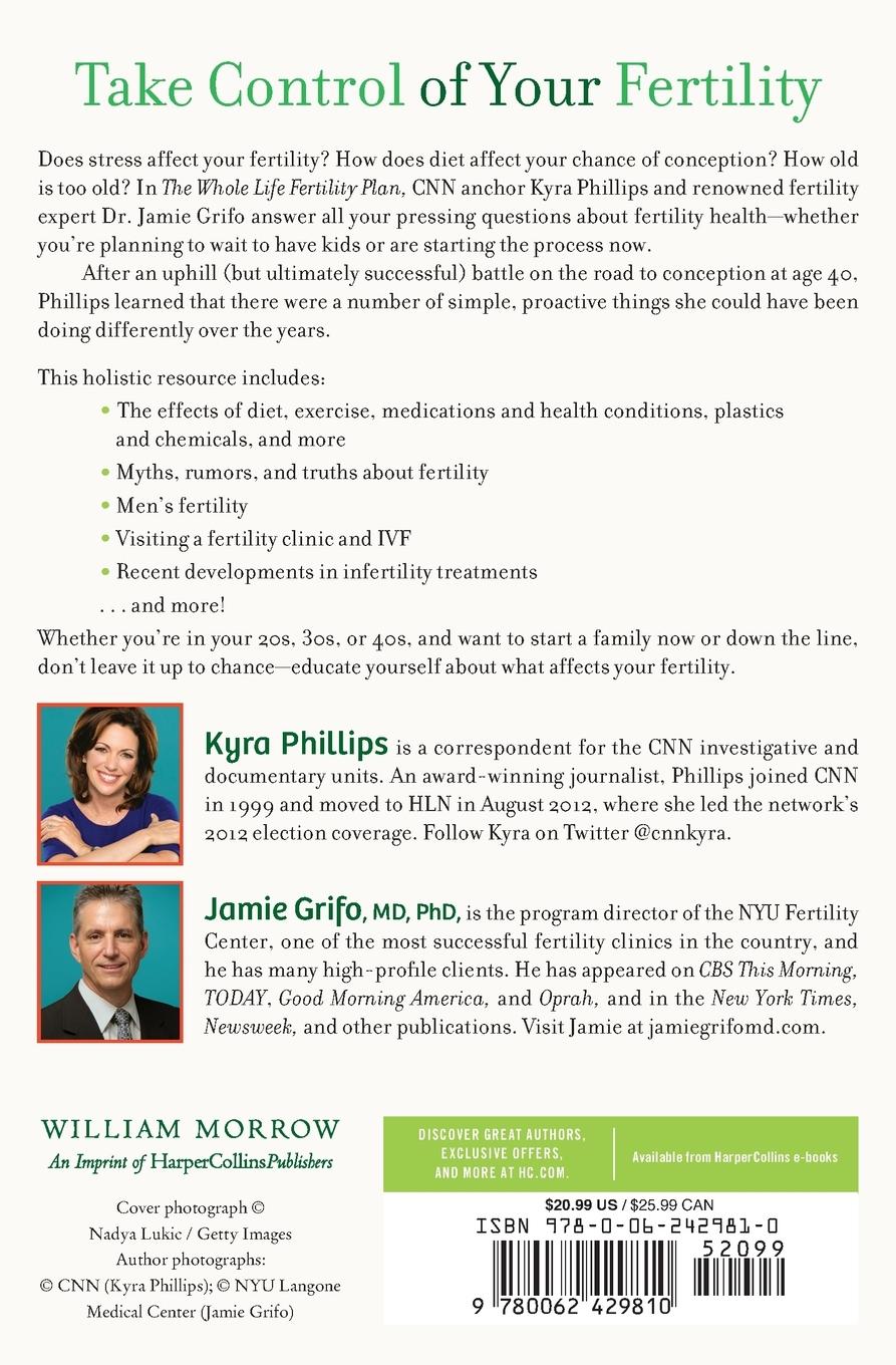 Rückseitencover WHOLE LIFE FERTILITY PLAN   PB