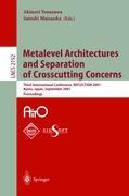 Vorderes Coverbild Metalevel Architectures and Separation of Crosscutting Concerns