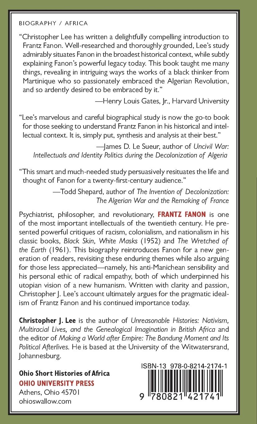 Rückseitencover Frantz Fanon