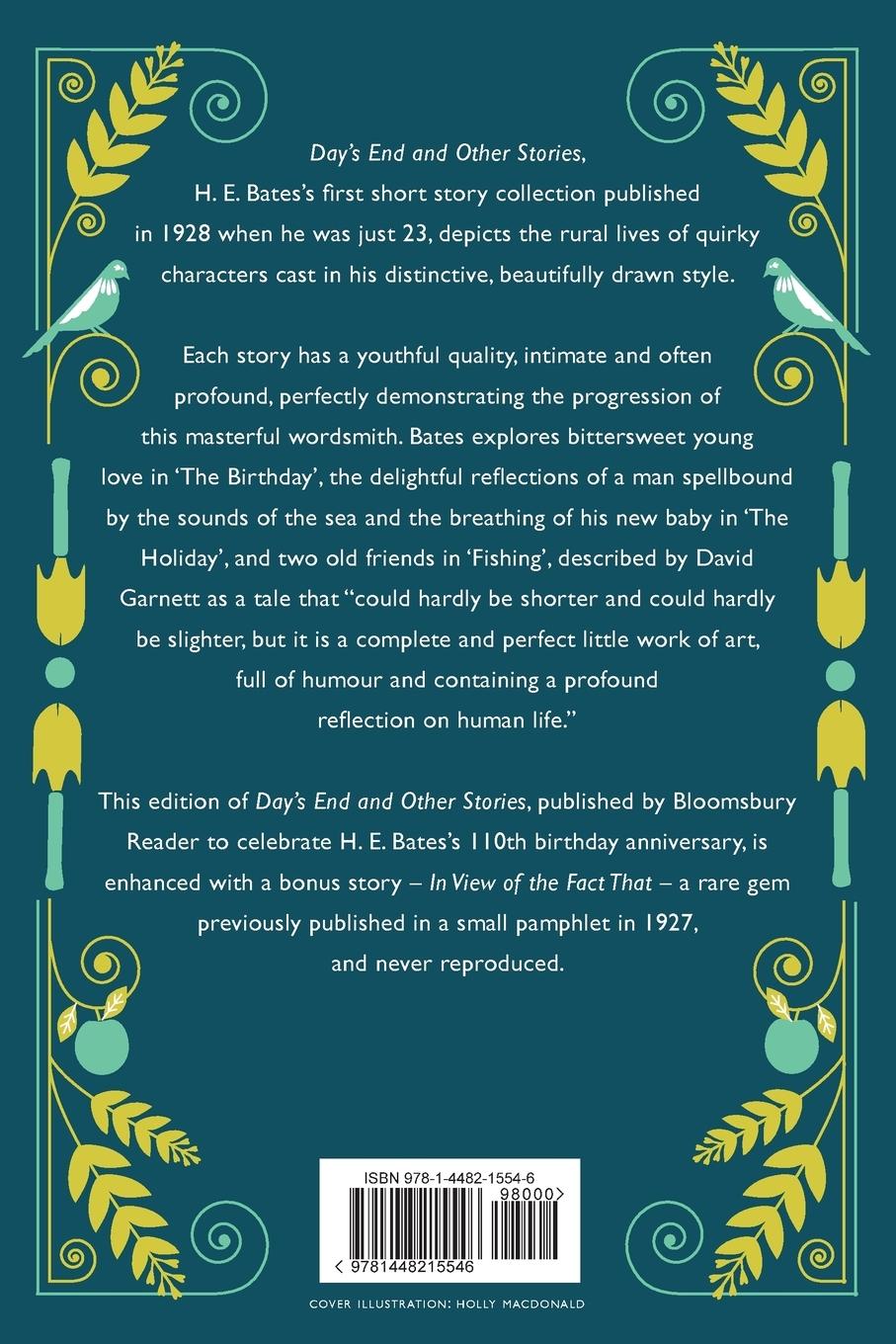 Rückseitencover Day's End and Other Stories