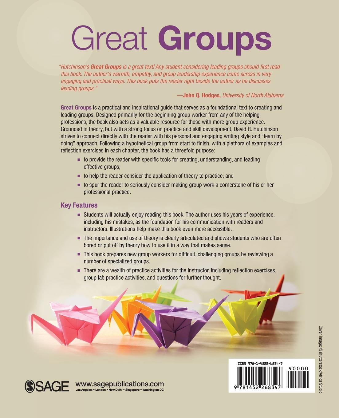 Rückseitencover Great Groups