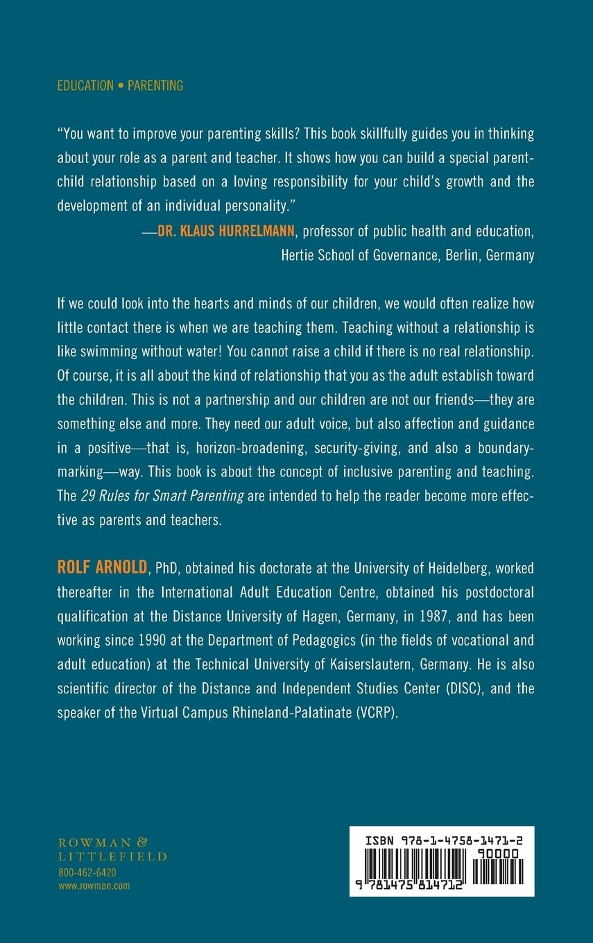 Rückseitencover 29 Rules for Smart Parenting