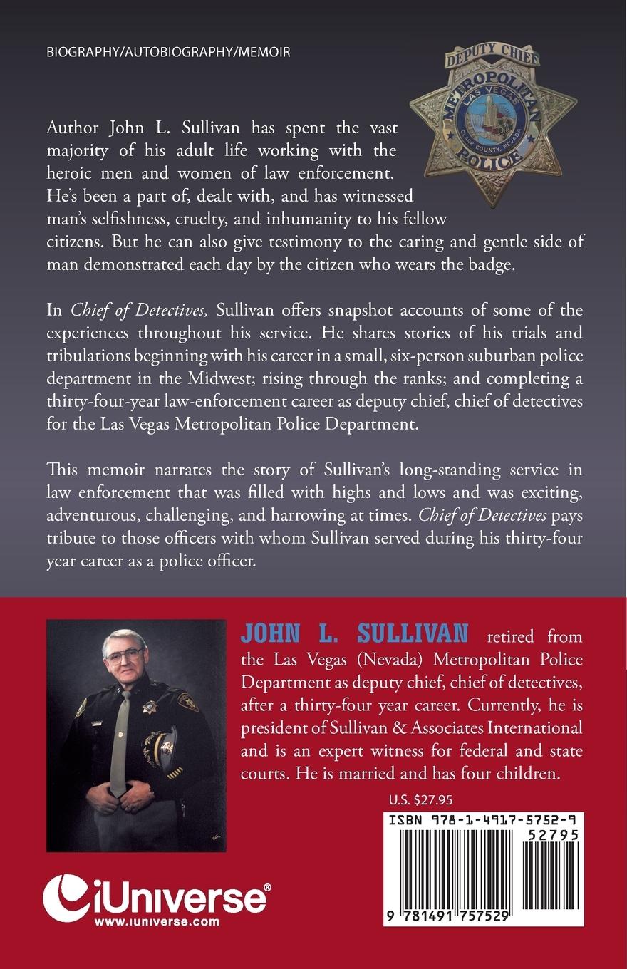 Rückseitencover Chief of Detectives