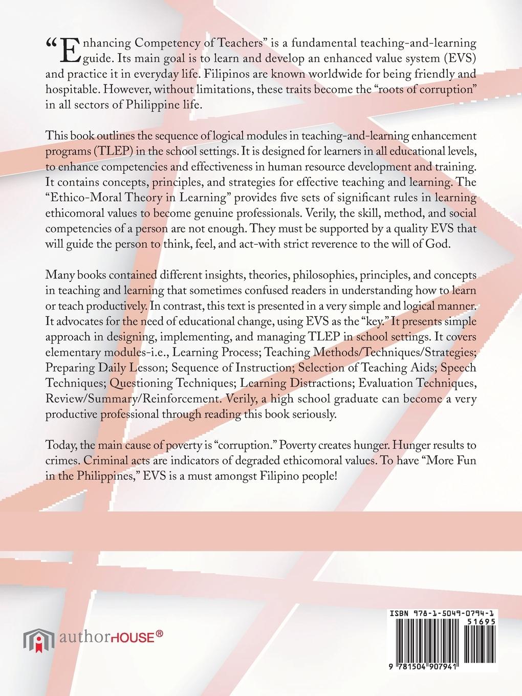 Rückseitencover Enhancing Competency of Teachers