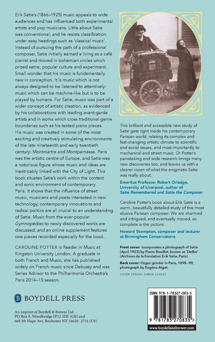 Rückseitencover Erik Satie