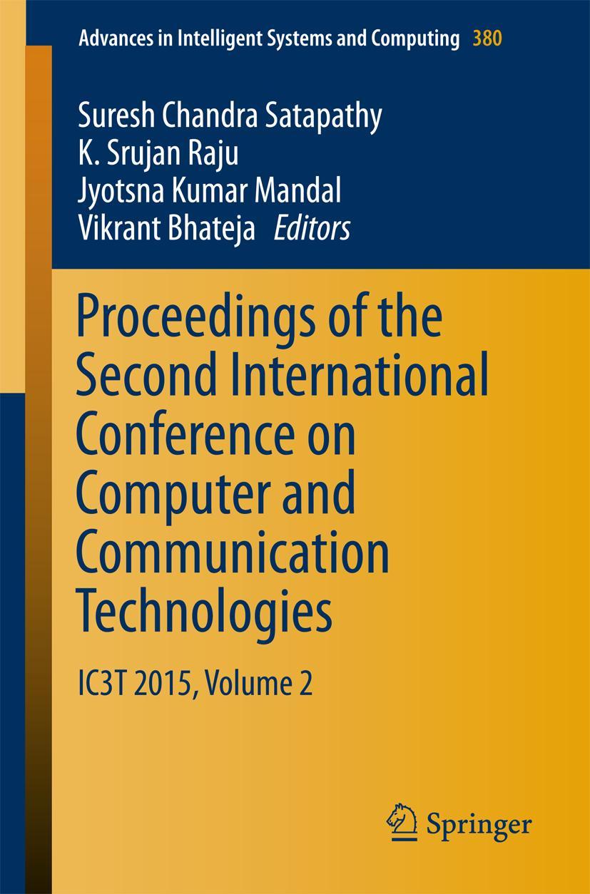 Vorderes Coverbild Proceedings of the Second International Conference on Computer and Communication Technologies