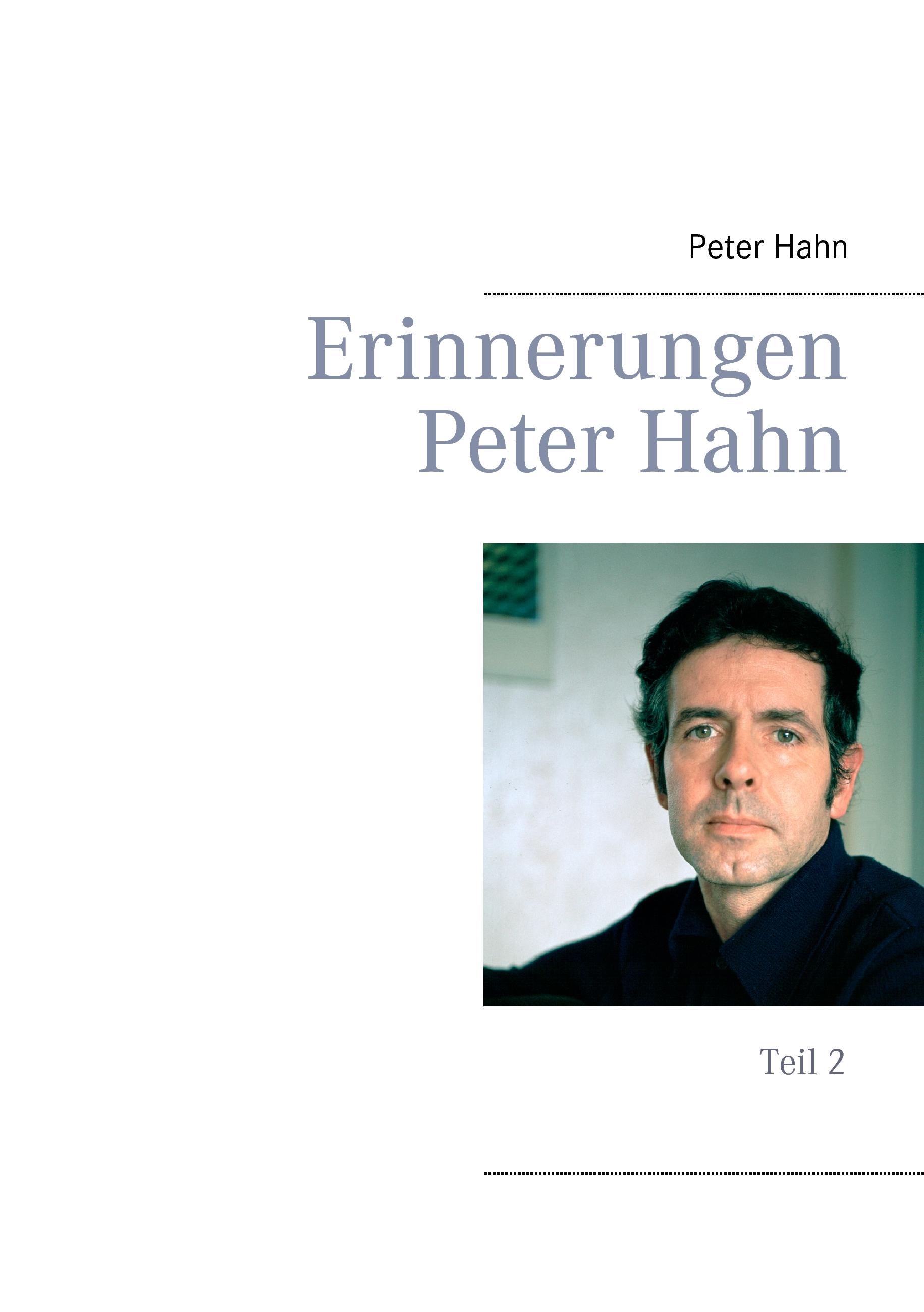 Vorderes Coverbild Erinnerungen Peter Hahn