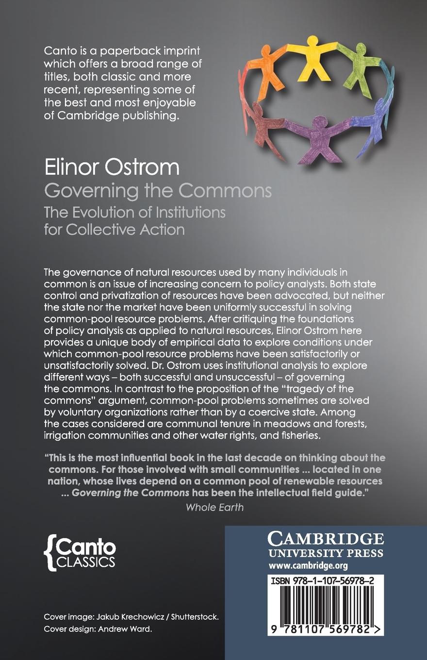 Rückseitencover Governing the Commons