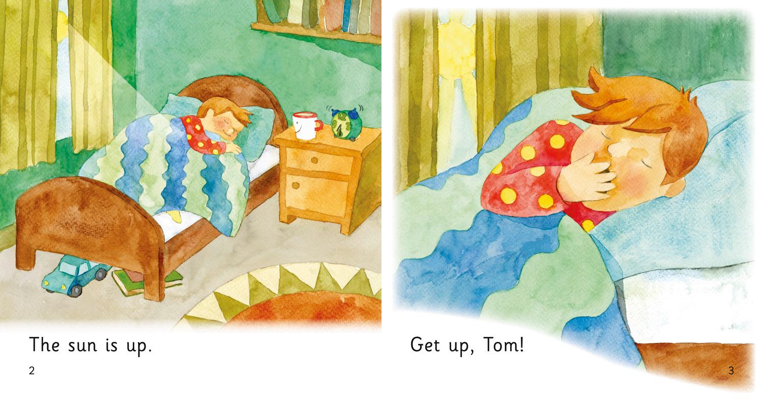 Beispielinhalt (Bild) GET UP, TOM!