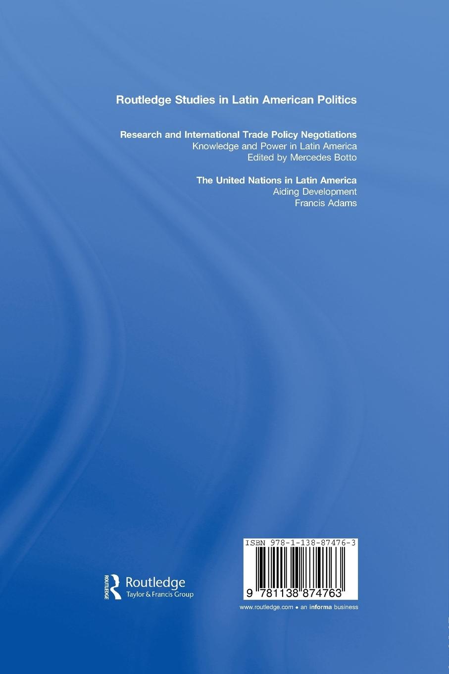 Rückseitencover The United Nations in Latin America