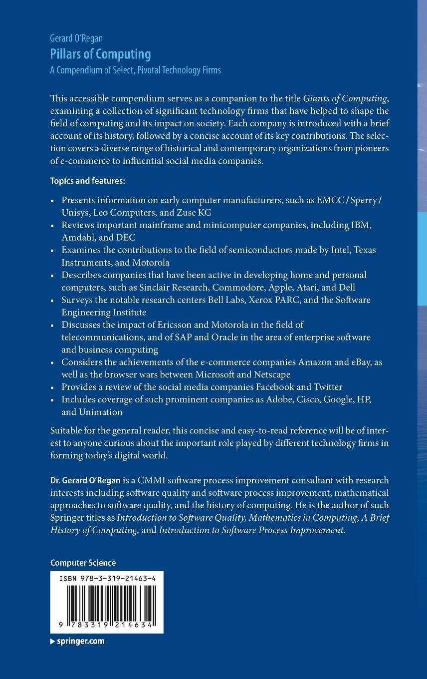 Rückseitencover Pillars of Computing