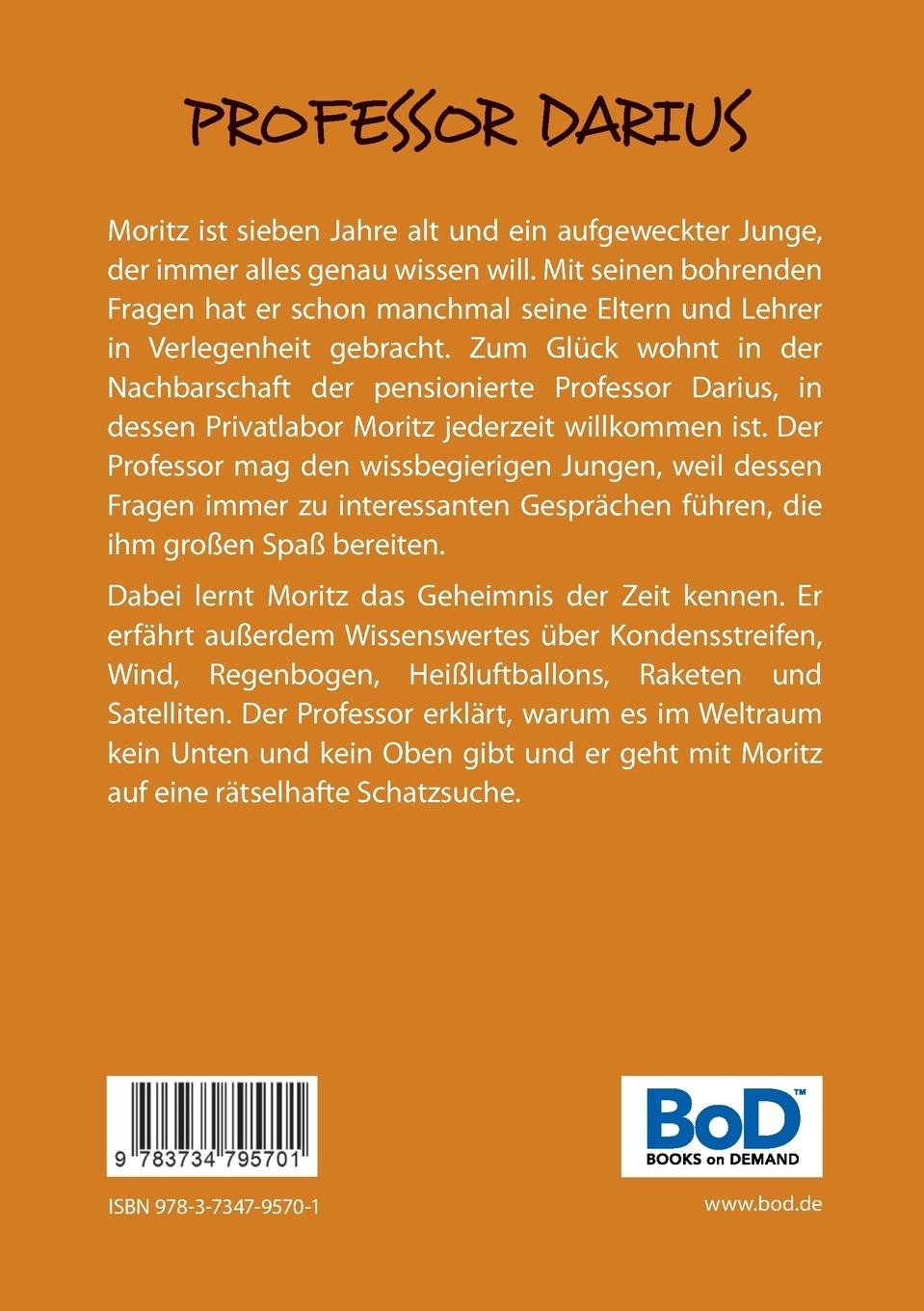 Rückseitencover Professor Darius