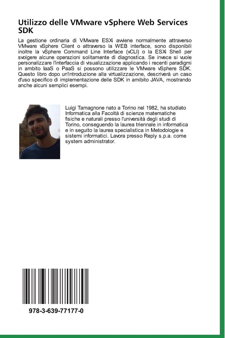 Rückseitencover Utilizzo delle VMware vSphere Web Services SDK