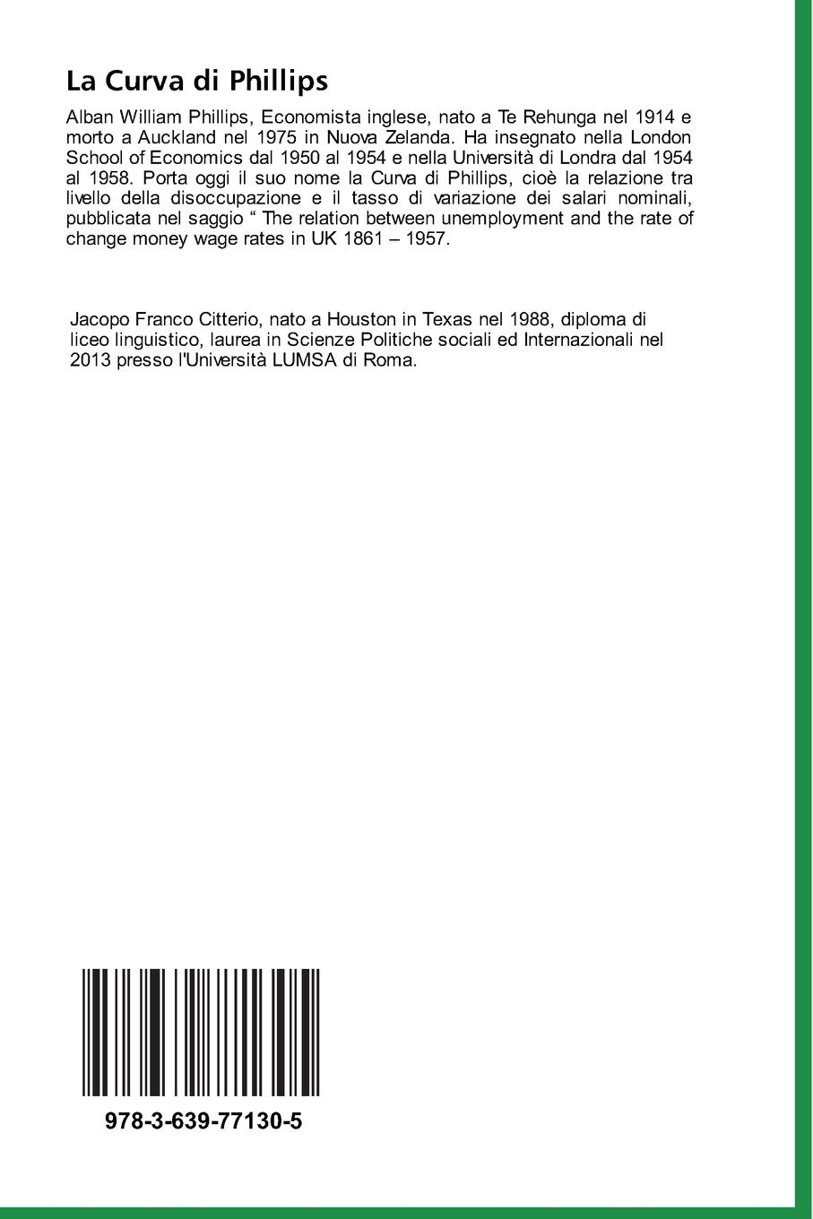 Rückseitencover La Curva di Phillips