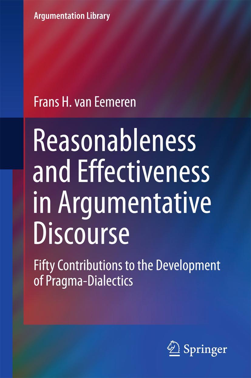 Vorderes Coverbild Reasonableness and Effectiveness in Argumentative Discourse