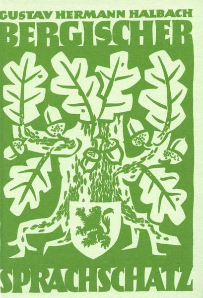 Vorderes Coverbild Bergischer Sprachschatz