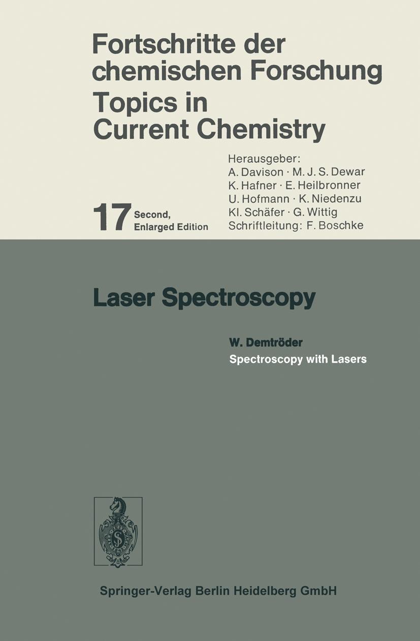 Vorderes Coverbild Laser Spectroscopy