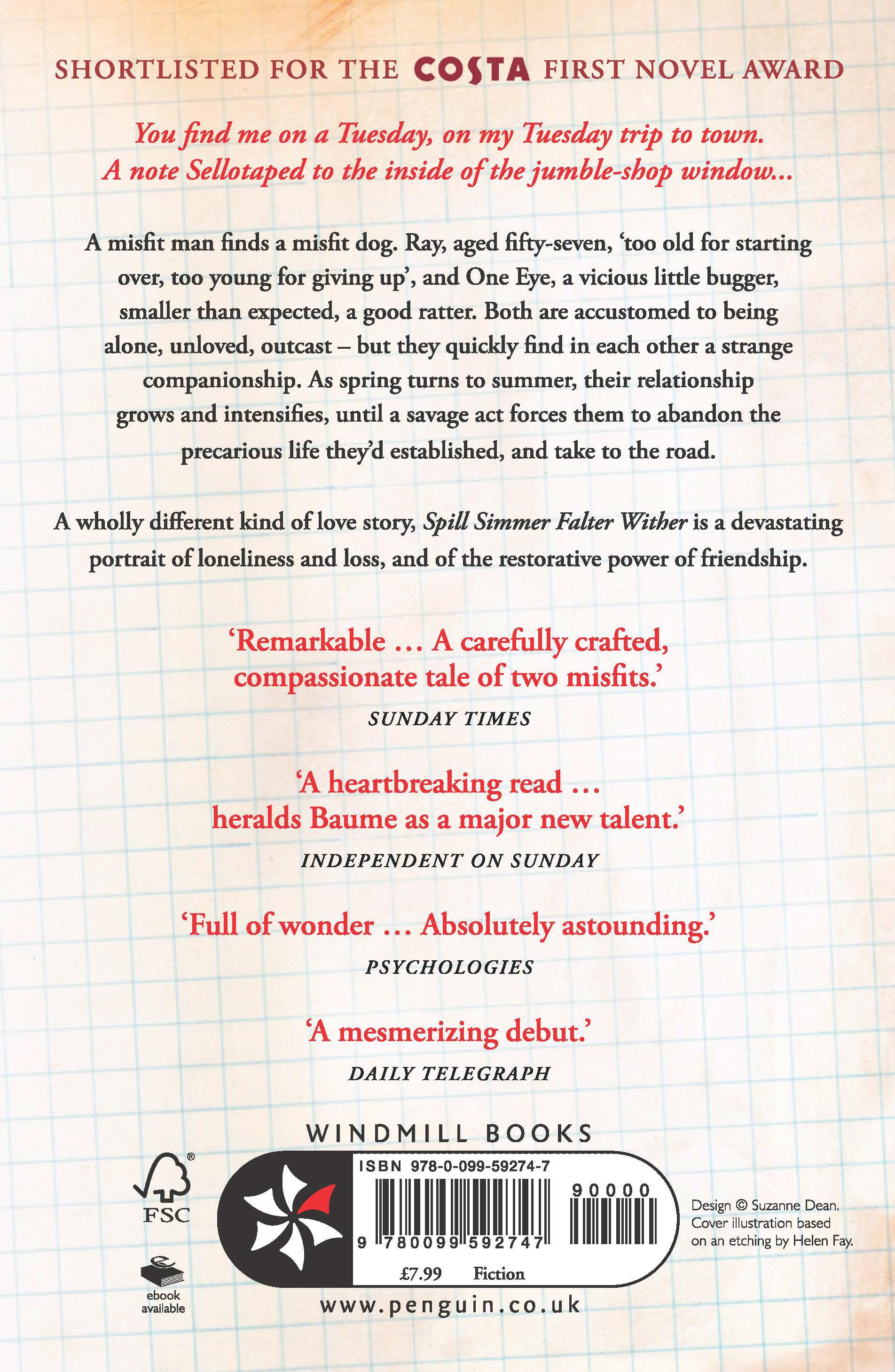 Rückseitencover Spill Simmer Falter Wither