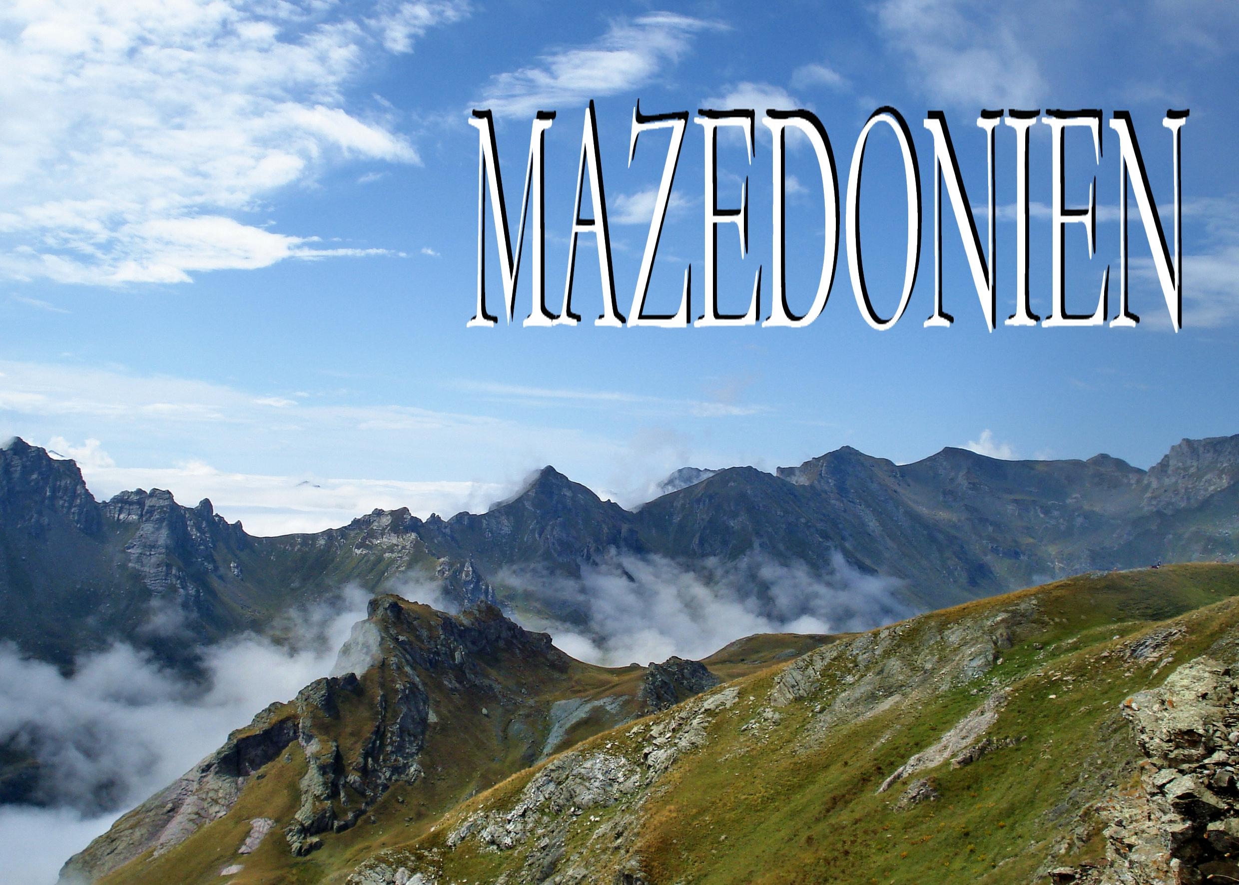 Vorderes Coverbild Bildband Mazedonien