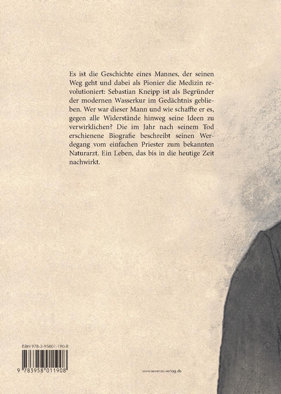 Rückseitencover Sebastian Kneipp. Biografie