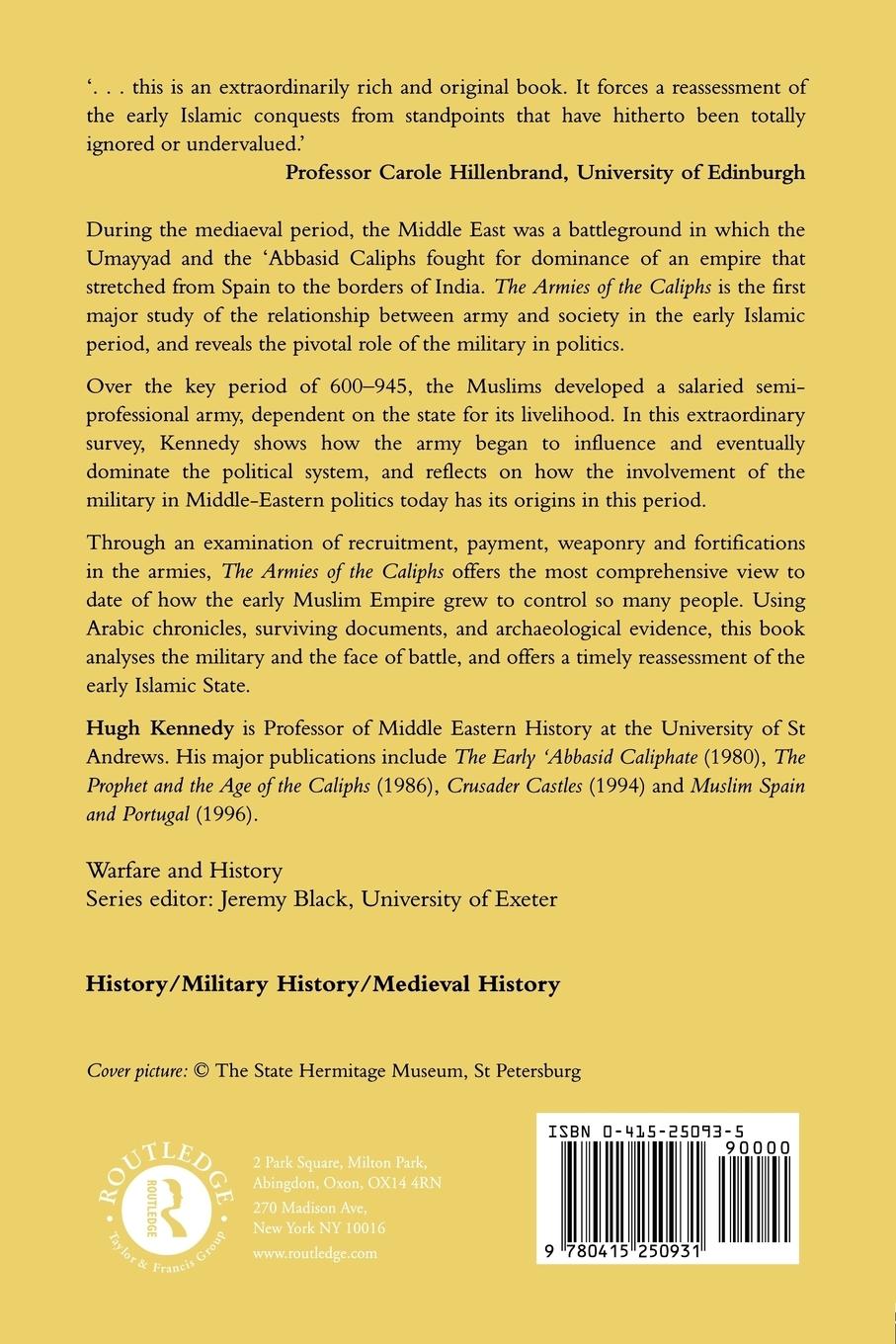Rückseitencover The Armies of the Caliphs